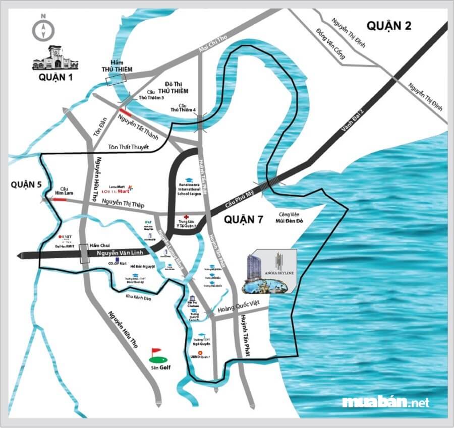 An Gia Skyline có vị trí "vượng phát"