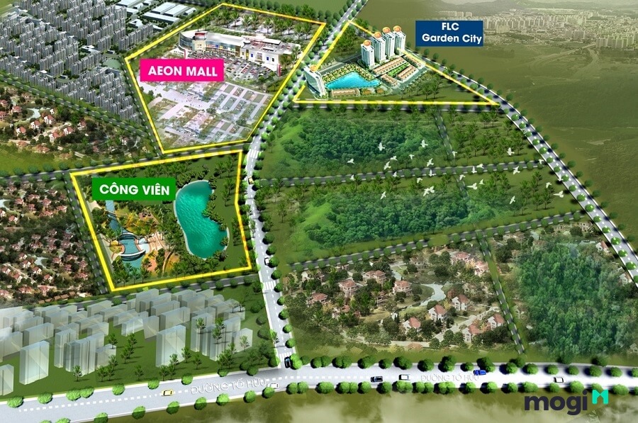 Dự án chung cư FLC Garden City được hưởng lợi từ vị trí và sự quy hoạch đồng bộ của thành phố.