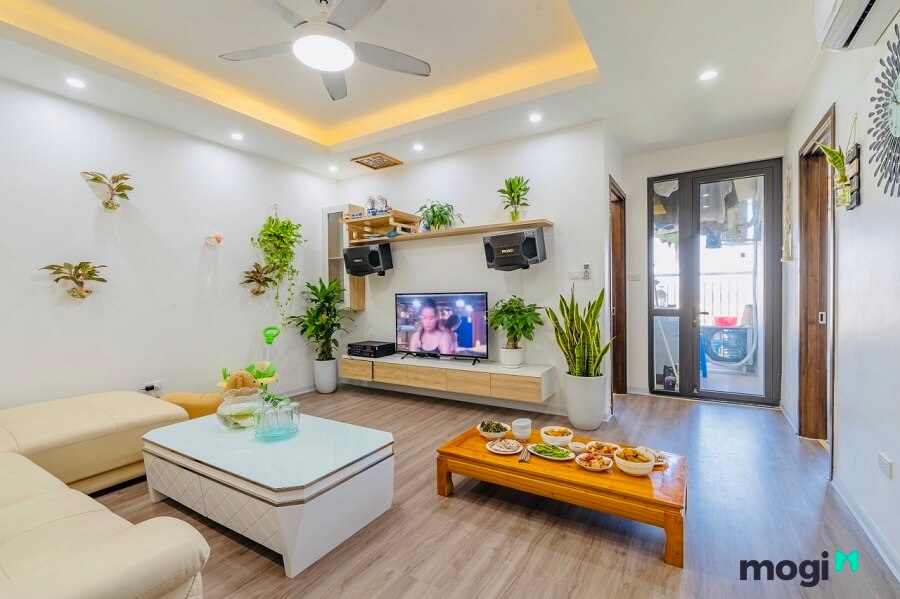 Diện tích các căn hộ 48m2, 66m2, 78m2, 84m2, 105m2.