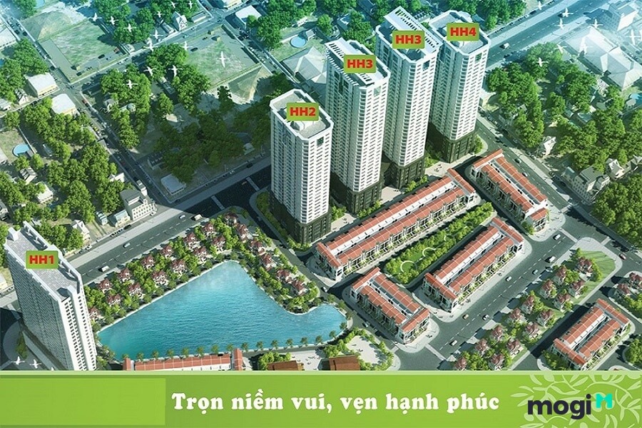 Các căn hộ tại FLC Garden City đều được thiết kế với nhiều loại diện tích.