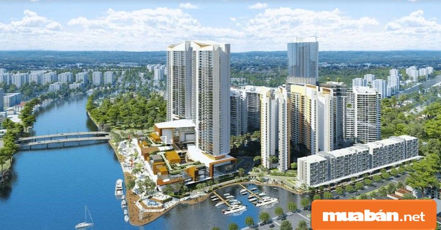 Với vị trí thông thoáng, dự án này tiếp xúc với 4 mặt đường lớn tại khu vực Quận 7.