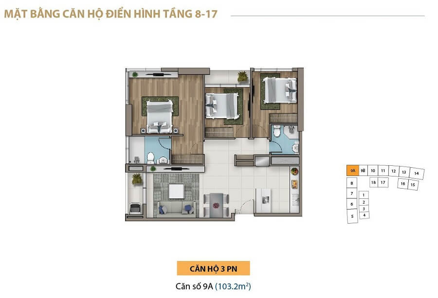 Saigon Royal - Lựa Chọn Lý Tưởng Khi Mua Căn Hộ Cao Cấp Quận 4 10 Giá Bán Căn Hộ Tại Saigon Royal Từ 3,8 Tỷ/Căn 1 Phòng Ngủ.