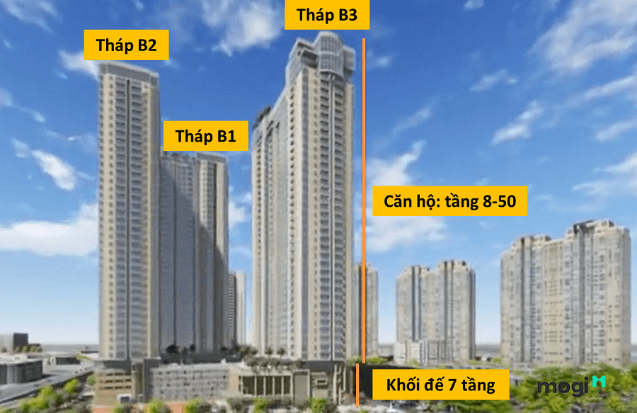 Sunwah Pearl có tổng diện tích quy hoạch lên đến 19.071m2.