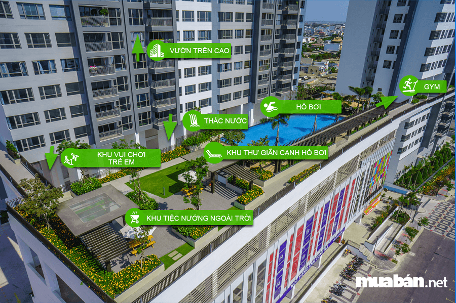 Chủ đầu tư đã đưa 30 tiện ích nội khu vào dự án Riviera Point.
