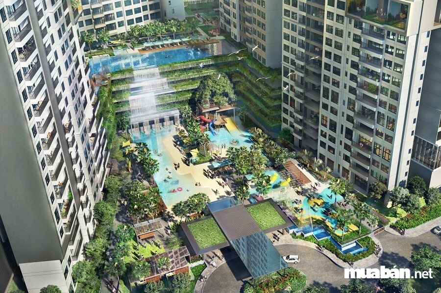 Căn hộ dự án được chủ đầu tư bàn giao thô từ 4 tỷ đồng.