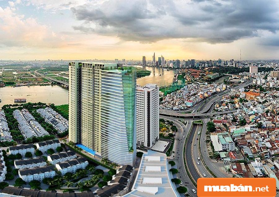 Khu dự án này tọa lạc ngay trung tâm thành phố, nằm dọc ven sông Sài Gòn thơ mộng.