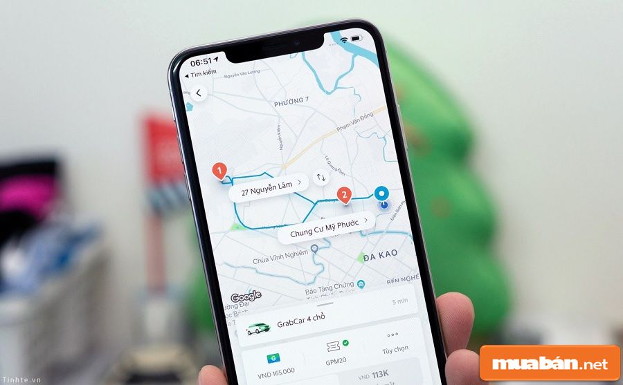 Giúp bạn định vị được vị trí của bạn sau khi bạn chọn điểm đi và điểm đến.