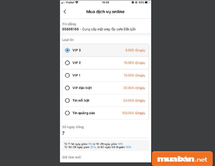 Ứng dụng Mua Bán