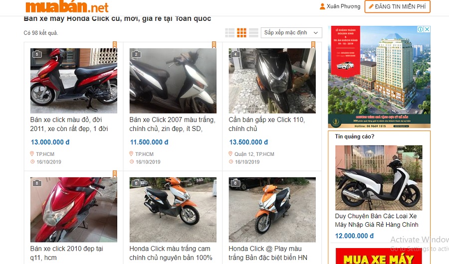 Bạn có thể tham khảo thêm thông tin trên muaban.net với các mẫu xe khác nhau.