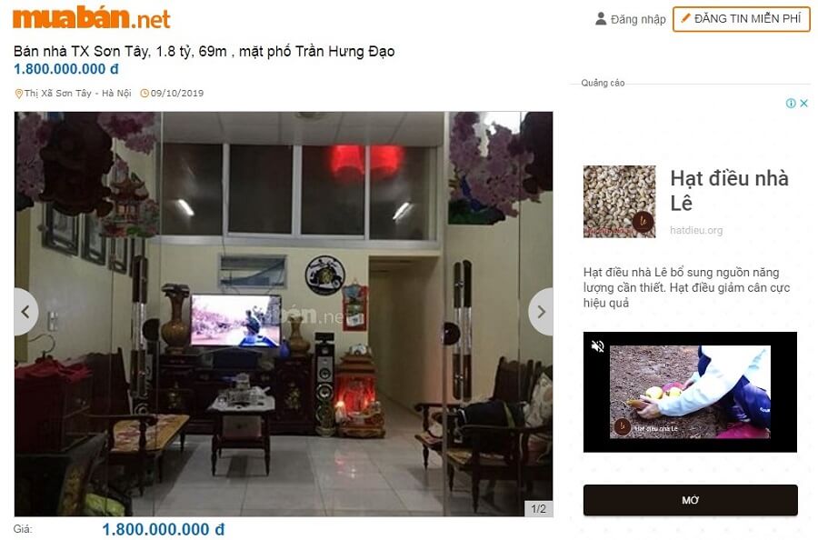 Những Điều Có Thể Bạn Chưa Biết Về Bất Động Sản Sơn Tây 2019 9 Bán Nhà Tx Sơn Tây, 1.8 Tỷ, 69M, Mặt Phố Trần Hưng Đạo