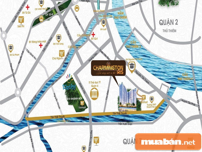 Charmington sở hữu kết nối giao thông vô cùng hoàn hảo