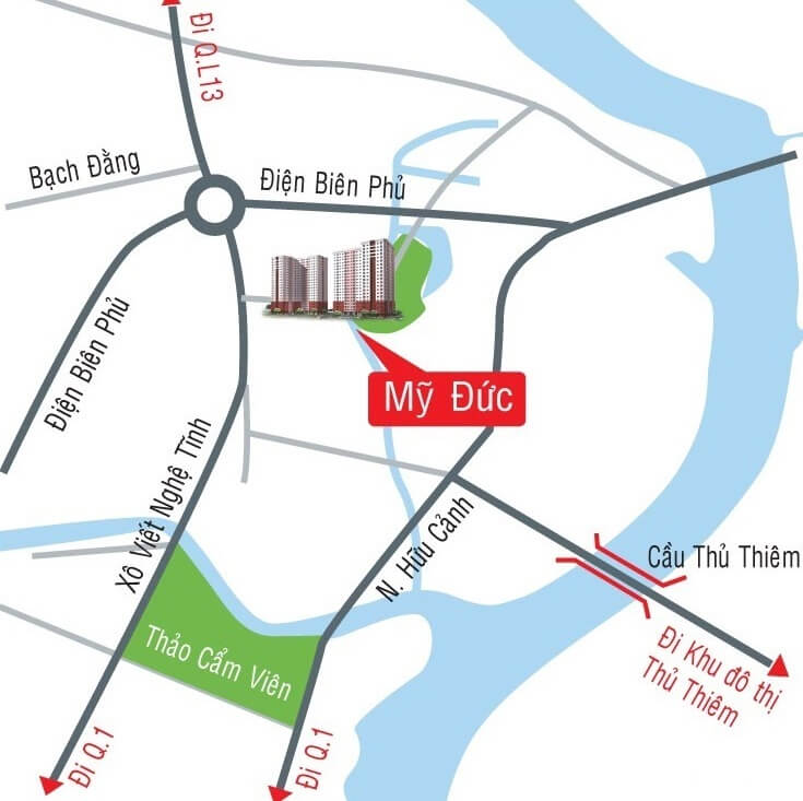 Có Gì Nổi Bật Ở Chung Cư Mỹ Đức Xô Viết Nghệ Tĩnh, Quận Bình Thạnh? 3 Dự Án Căn Hộ Mỹ Đức Cách Chợ Bến Thành Và Cách Trung Tâm Quận 1 Chỉ 10 Phút Đi Xe.