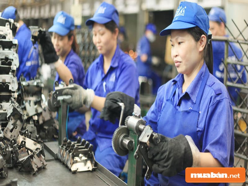 Công nhân có chế độ làm việc khá tốt