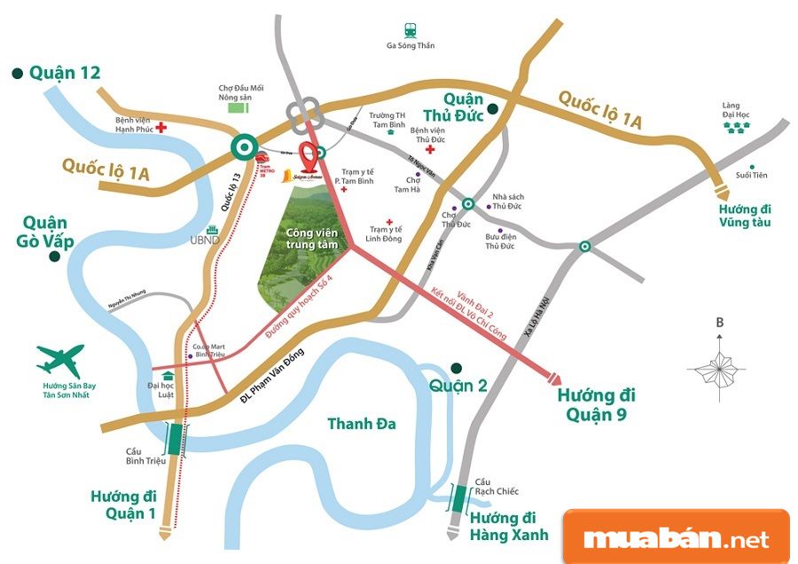 Dự Án Saigon Avenue - Mua Ngay Vì 5 Lý Do Này! 4 Vị Trí Dự Án Có Các Tuyến Đường Huyết Mạch Của Quận Đi Ngang Qua.