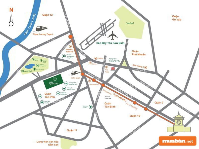 Dự án nằm ở vị trí tuyệt đẹp