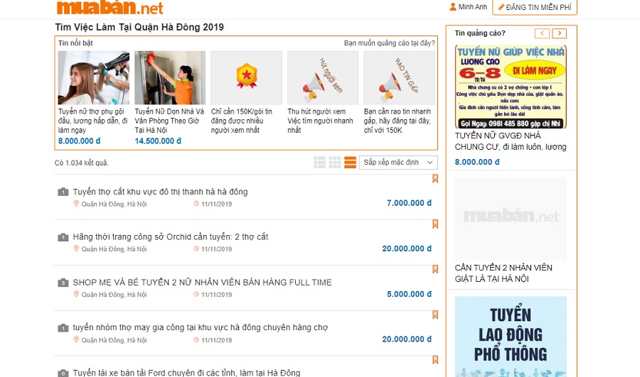 Tìm Việc Làm Công Nhân Tại Hà Đông Thuận Lợi Hơn Nhờ 5 Yếu Tố Nào? 12 Đây Là Một Trong Những Website Đăng Các Thông Tin Tuyển Dụng Với Khối Lượng Khá Lớn.