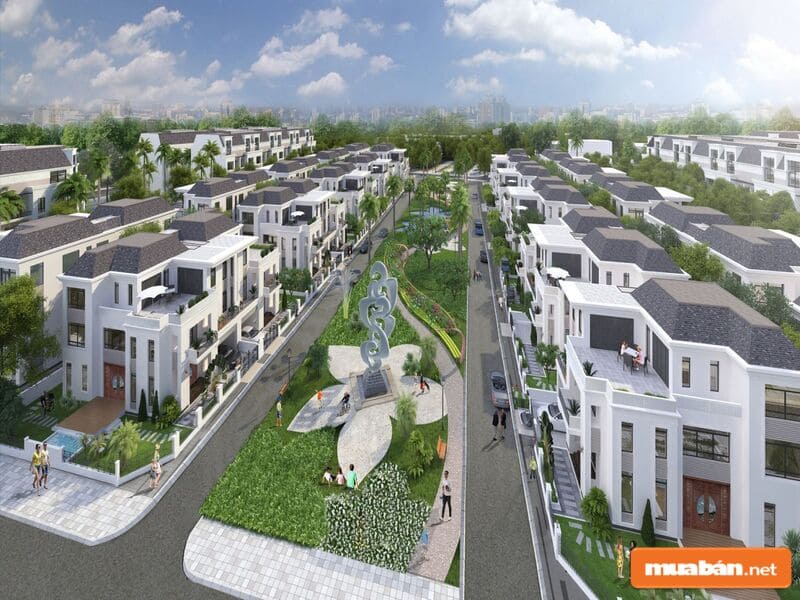 Khu biệt thự của dự án đặc biệt sang trọng