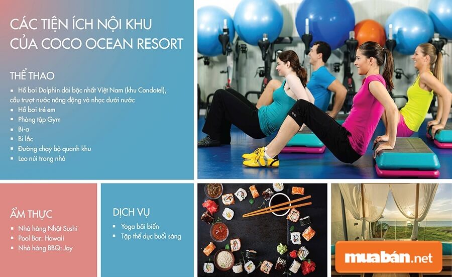 Tại Cocobay Đà Nẵng có vô vàn tiện ích hiện đại sẵn sàng phục vụ du khách và cư dân