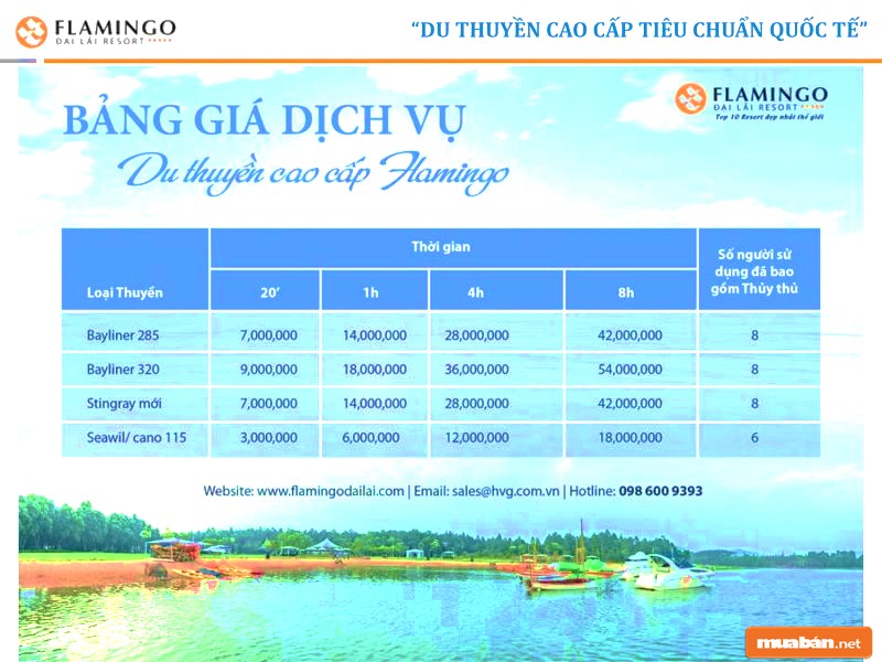 Review Đánh Giá Khu Nghỉ Dưỡng Flamingo Đại Lải Resort 9 Bảng Giá Thuê Dịch Vụ Du Thuyền Flamingo Đại Lải Vĩnh Phúc