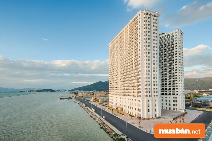 Dự án Golden Bay Đà Nẵng được thiết kế gồm 2 tòa tháp nối liền nhau.