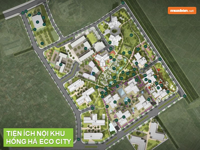 Hồng Hà Eco City Sắp Mở Bán Tòa Nhà Gardenia Tháng 12 Năm 2019 3 Bản Đồ Tiện Ích Nội Khu Của Khu Đô Thị Mới Tứ Hiệp
