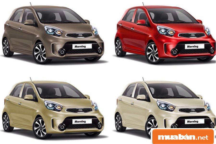 Kia morning 2017 có nhiều phiên bản có thể lựa chọn