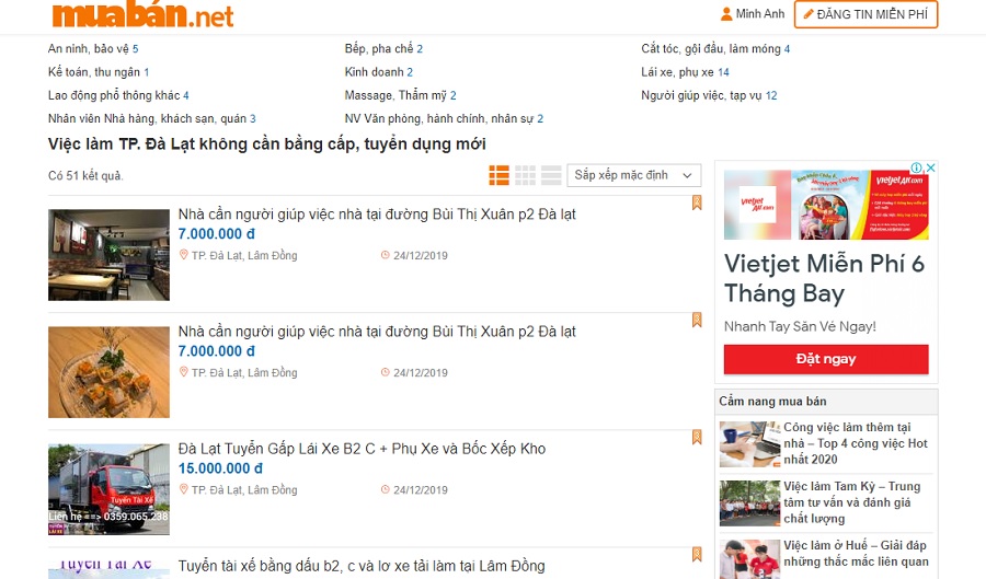 Việc Làm Đà Lạt Và Top 5 Điều Cần Lưu Ý Dành Cho Bạn! 9 Các Thông Tin Tuyển Dụng Trên Muaban.net Được Cập Nhật Thường Xuyên.