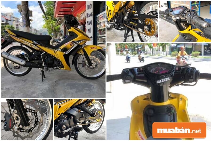 Chiếc Ex 2010 này được độ phanh Brembo siêu đỉnh, độc khiến các biker mê mẩn.
