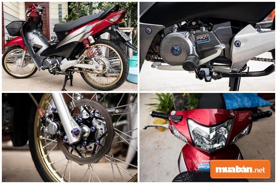 Xe Wave S Cũ Giá Bao Nhiêu? Có Nên Mua Không 7 Honda Wave S100 Độ Đỏ Nổi Bật Thu Hút Mọi Ánh Nhìn.