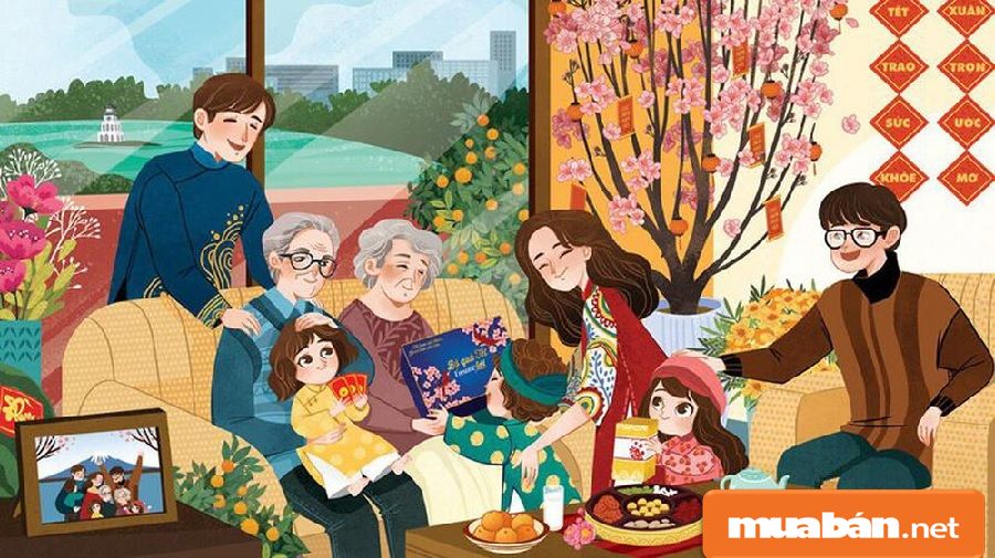 Mùng 2 Tết ngoại nên không thể thiếu lời chúc Tết ông bà ngoại, bố mẹ vợ.