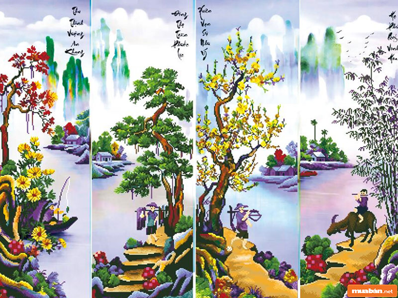 Tranh Tứ Quý: Từ A – Z Những Chia Sẻ Dành Cho Người Chơi Tranh 2 Tranh Tứ Quý 02