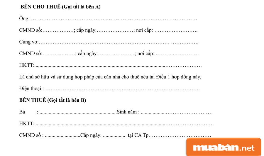 Hợp Đồng Cho Thuê Nhà Cần Lưu Ý 6 Điều Này Trước Khi Ký 5 Hợp Đồng Cho Thuê Nhà