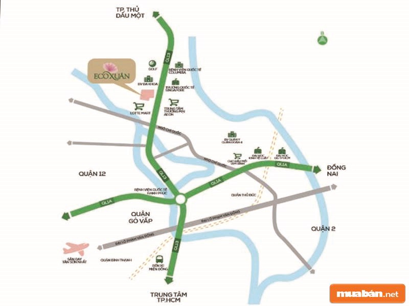 Dự Án Eco Xuân – Kênh Đầu Tư Tiềm Năng Cho Bạn 3 Vị Trí Tọa Lạc Của Khu Căn Hộ Này Cực Kỳ Thuận Tiện Trong Việc Lưu Thông, Đi Lại Của Cư Dân