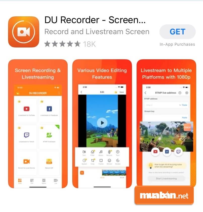 Cách quay màn hình với DU Recorder