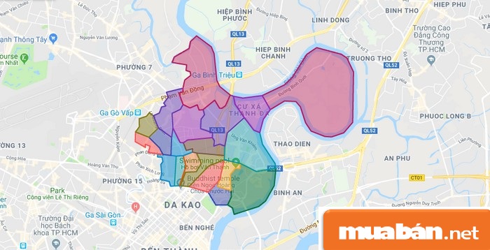 Thuê Nhà Nguyên Căn Bình Thạnh Bí Quyết Cần Biết 3 Ban-Do-Quan-Binh-Thanh
