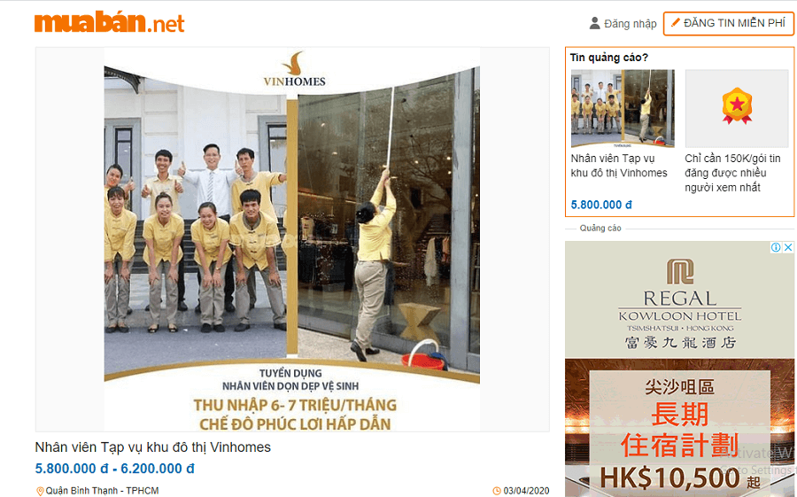 Tạp Vụ Văn Phòng: Những Điều Ít Người Biết Về Nghề Này 6 Công Ty Cổ Phần Vinhomes Tuyển Dụng Nhân Viên Tạp Vụ