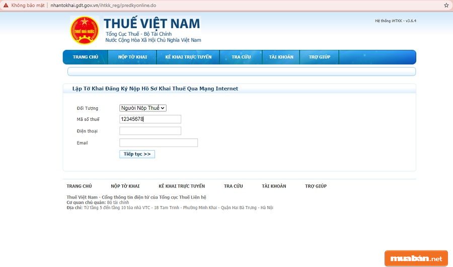 Bước đăng ký tài khoản chỉ dành người mới thực hiện lần đầu.