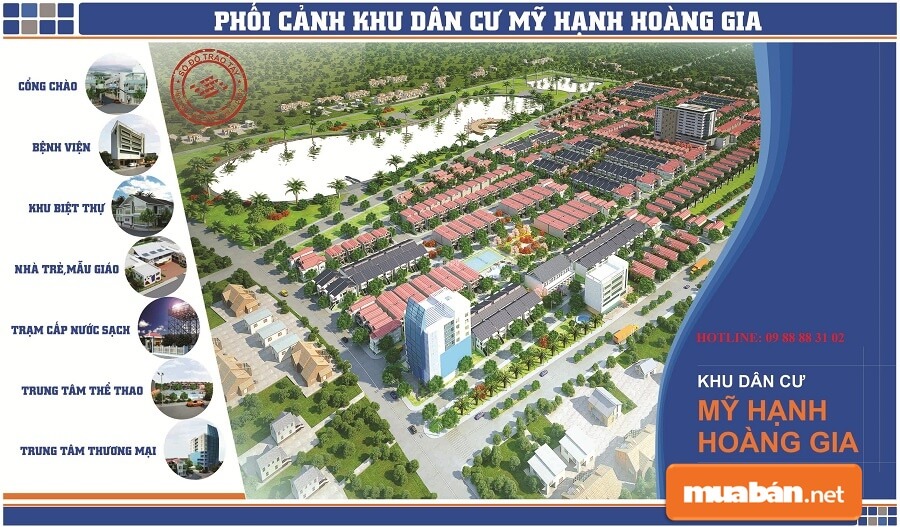 Khu Dân Cư Mỹ Hạnh Hoàng Gia Và Tất Tần Tật Thông Tin Liên Quan 2 Khu Dân Cư Mỹ Hạnh Hoàng Gia Có Tổng Diện Tích 55.441M2. Bao Gồm 362 Nền Nhà Phố.