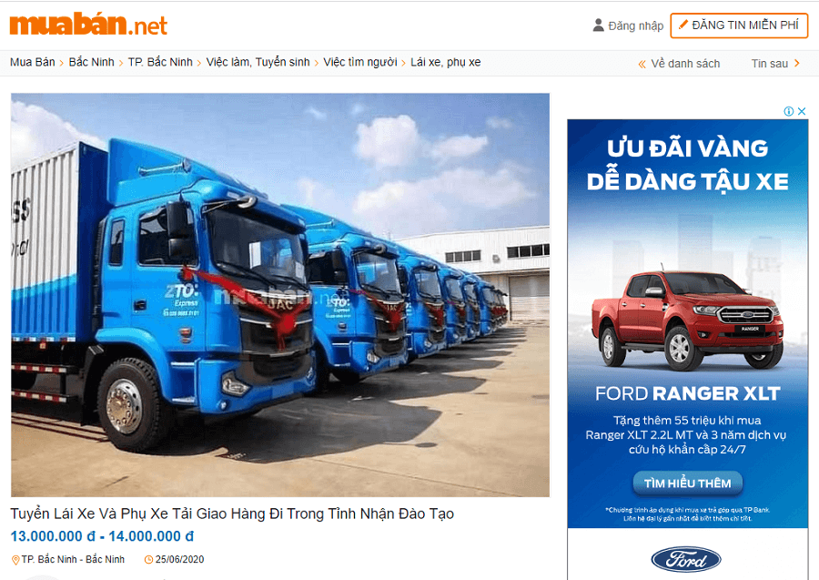 Việc Làm Lái Xe Bắc Ninh Làm Sao Để Tăng Thu Nhập? 9 Tuyển Lái Xe Và Phụ Xe Tải Giao Hàng Đi Trong Tỉnh Nhận Đào Tạo