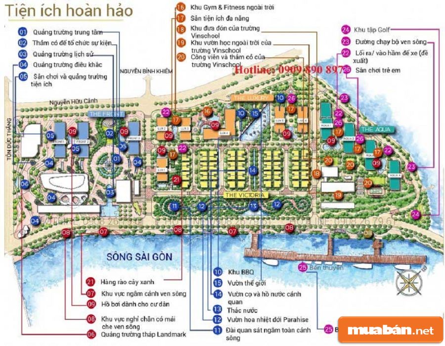 Dự án này là tổ hợp của khu dân cư cao cấp với nhiều tiện ích nội khu hấp dẫn.