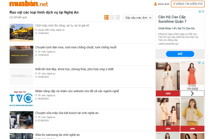 Rao vặt Nghệ AN