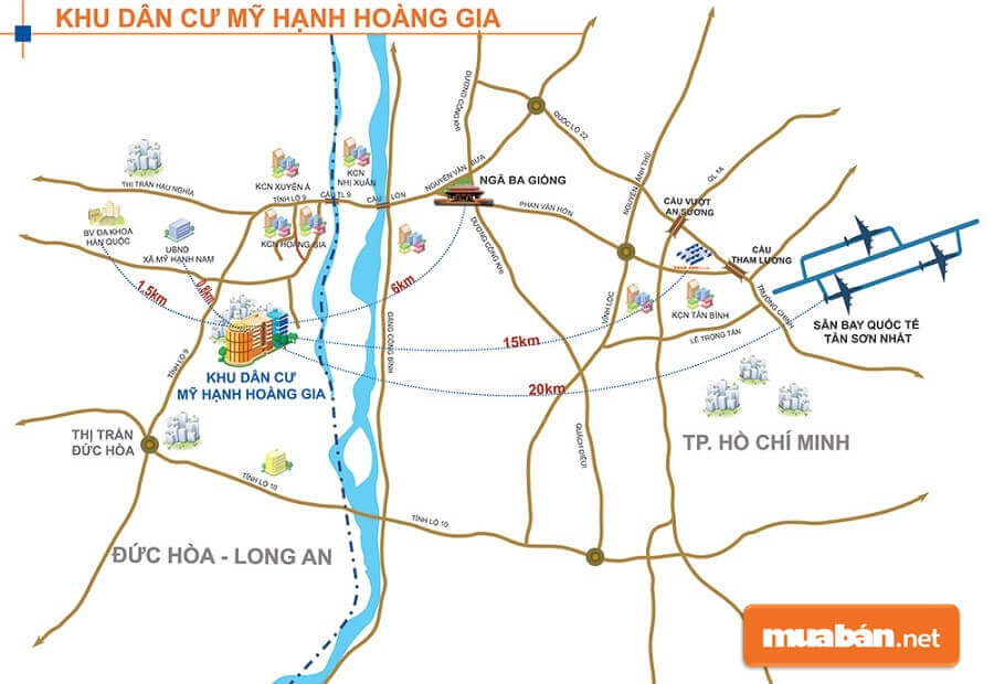 Khu Dân Cư Mỹ Hạnh Hoàng Gia Có Đáng Để Đầu Tư? 3 Dự Án Có Vị Trí Đắc Địa Nhất Khu Vực Đức Hòa, Tiếp Giáp Tphcm - Trung Tâm Tài Chính Kinh Tế Lớn Nhất Cả Nước.