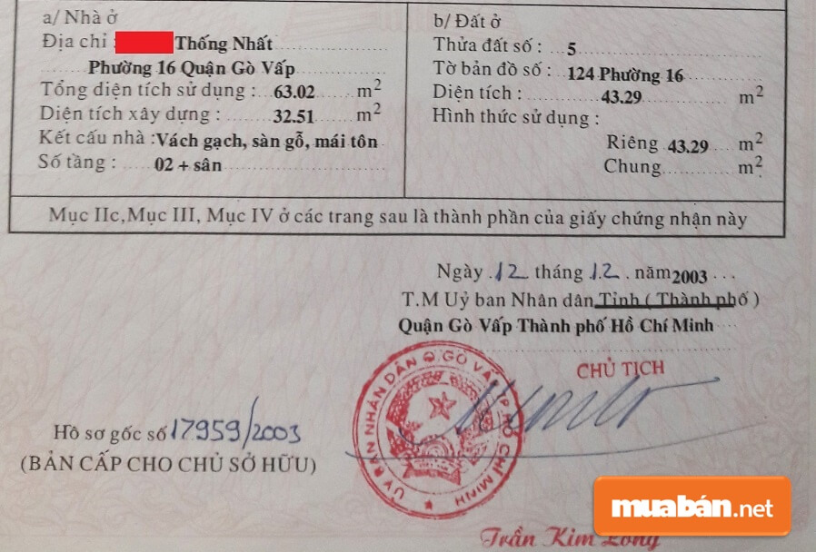 Tính pháp lý là yếu tố hàng đầu bạn cần quan tâm khi mua nhà đất Gò Vấp.