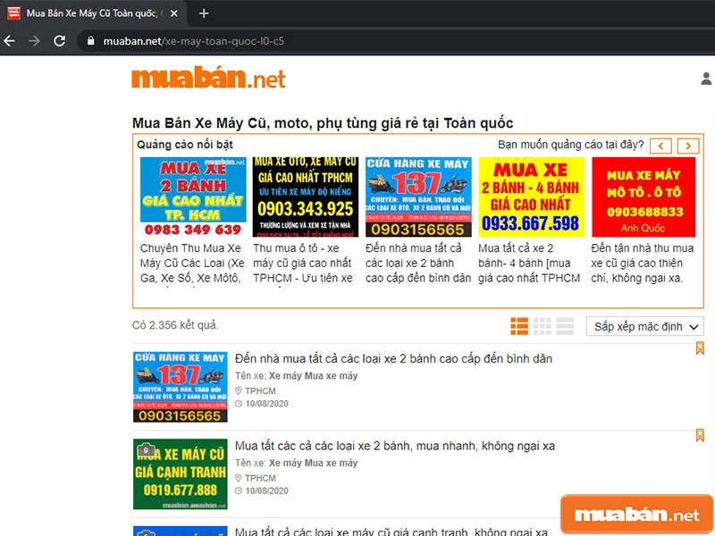 Xe Máy Cũ: Những Địa Chỉ Mua Bán Xe Cũ Uy Tín Nhất 6 Xe Máy Cũ 006