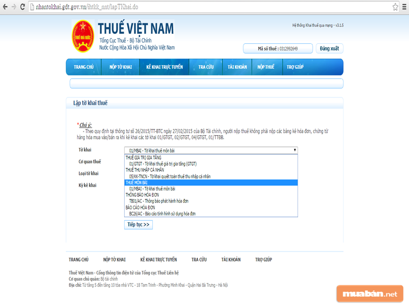 Nộp Thuế Môn Bài Qua Mạng 2020 Như Thế Nào? 5 Quy Trình Nộp Thuế Được Thực Hiện Hoàn Toàn Trên Wesbite Của Cục Thuế