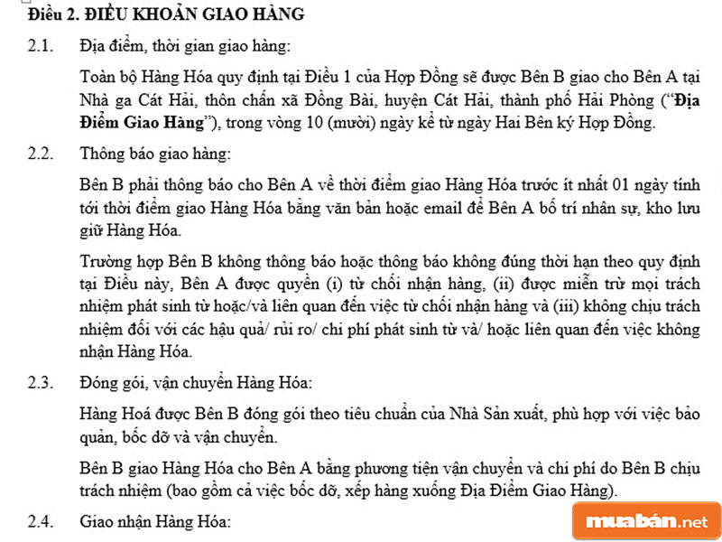 Hợp đồng thi công nội thất 04