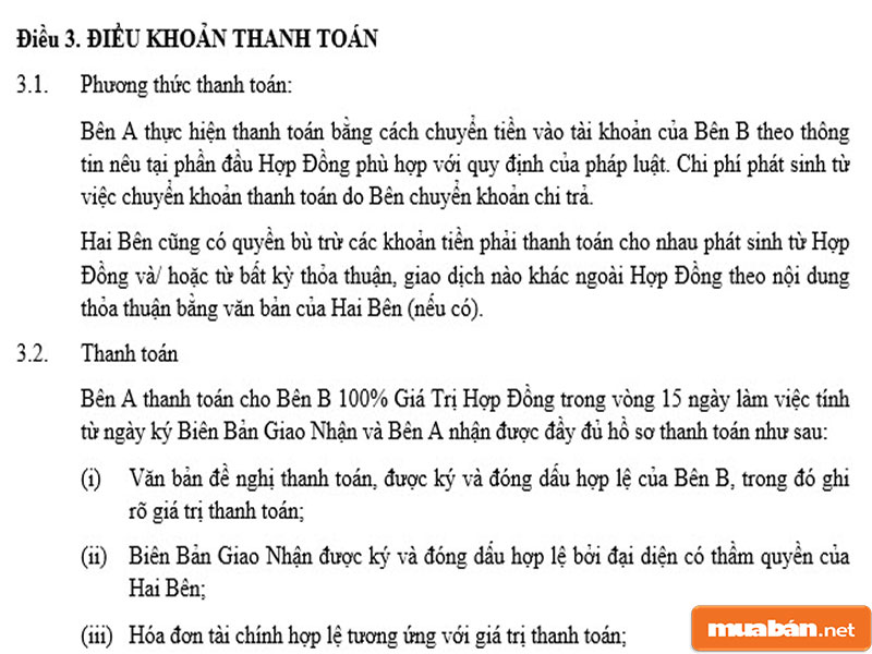 Hợp đồng thi công nội thất 05