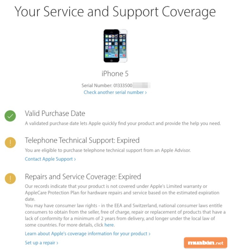 Check Bảo Hành Iphone Và Thông Tin Chính Hãng Nhanh Nhất 11 Trường Hợp 1 Khi Check Thông Tin Bảo Hành Iphone