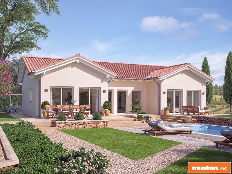 Nhà cấp 4 được trang trí nghệ thuật, đẹp mắt