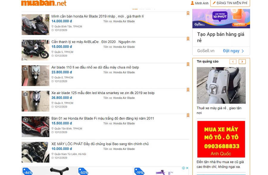 Các web sẽ giúp bạn lựa chọn và so sánh giá một sản phẩm hoặc dịch vụ dễ dàng.